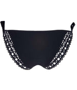 Lise Charmel 'Ajourage Couture' (Black) Tie-Side Bikini Brief - Sandra Dee - Product Shot - Rear