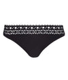 Lise Charmel 'Ajourage Couture' (Black) Low Waist Bikini Brief - Sandra Dee - Product Shot - Front