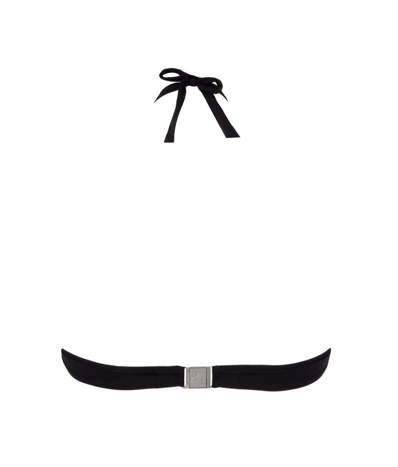 Lise Charmel 'Ajourage Couture' (Black) Halterneck Triangle Bikini Bra - Sandra Dee - Product Shot - Rear