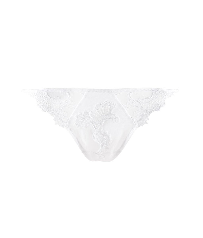 Lise Charmel 'Dressing Floral' (White) G String - Sandra Dee - Product Shot - Front