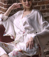 Marjolaine 'Elfique' (Imprime Fleurs) Wrap/Robe - Sandra Dee - Model Shot - Front