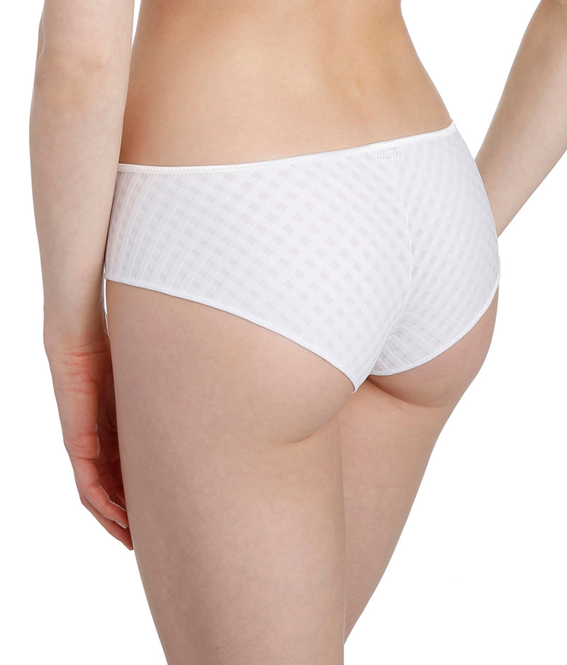 Marie Jo 'Avero' (White) Hotpants - Sandra Dee - Model Shot - Rear
