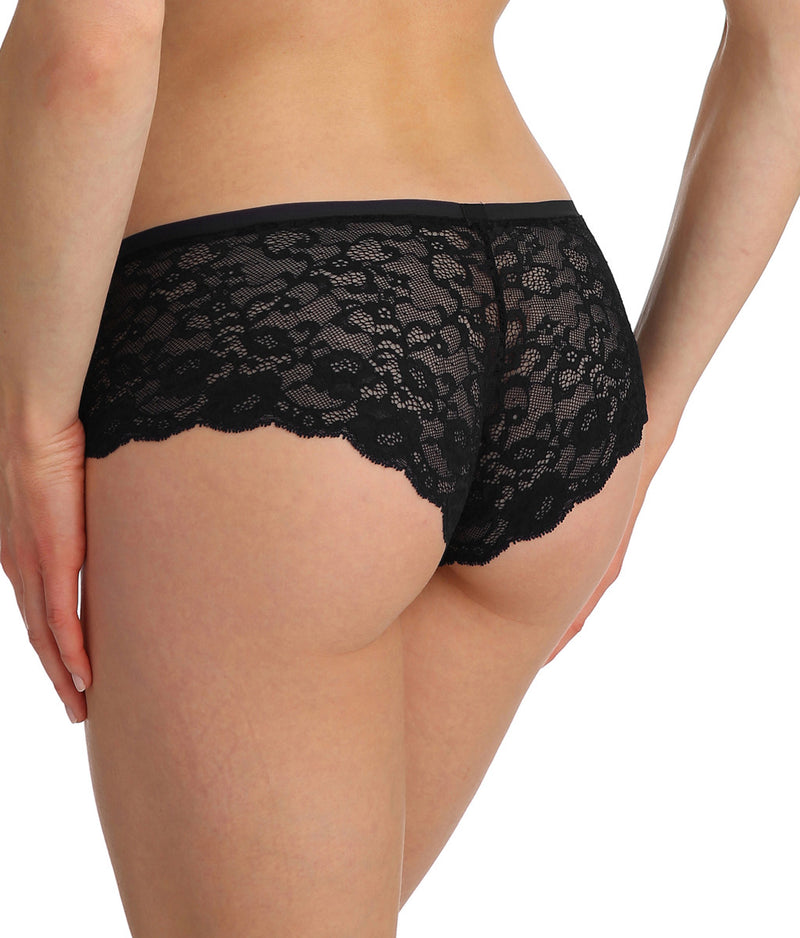 Marie Jo 'Color Studio' Lace (Black) Hotpants - Sandra Dee - Model Shot - Rear