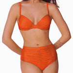 Roidal Ceylan-Touch collection 'Violeta' Underwired Bikini and Brief in Orange
