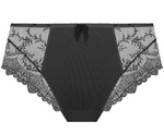 'Louise' Full Brief in Ombre (Black), by Empreinte (pack shot, front).