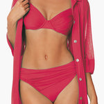 Roidal Ceylan-Touch collection 'Bruna' Underwired Bikini and Brief (Shocking Pink)